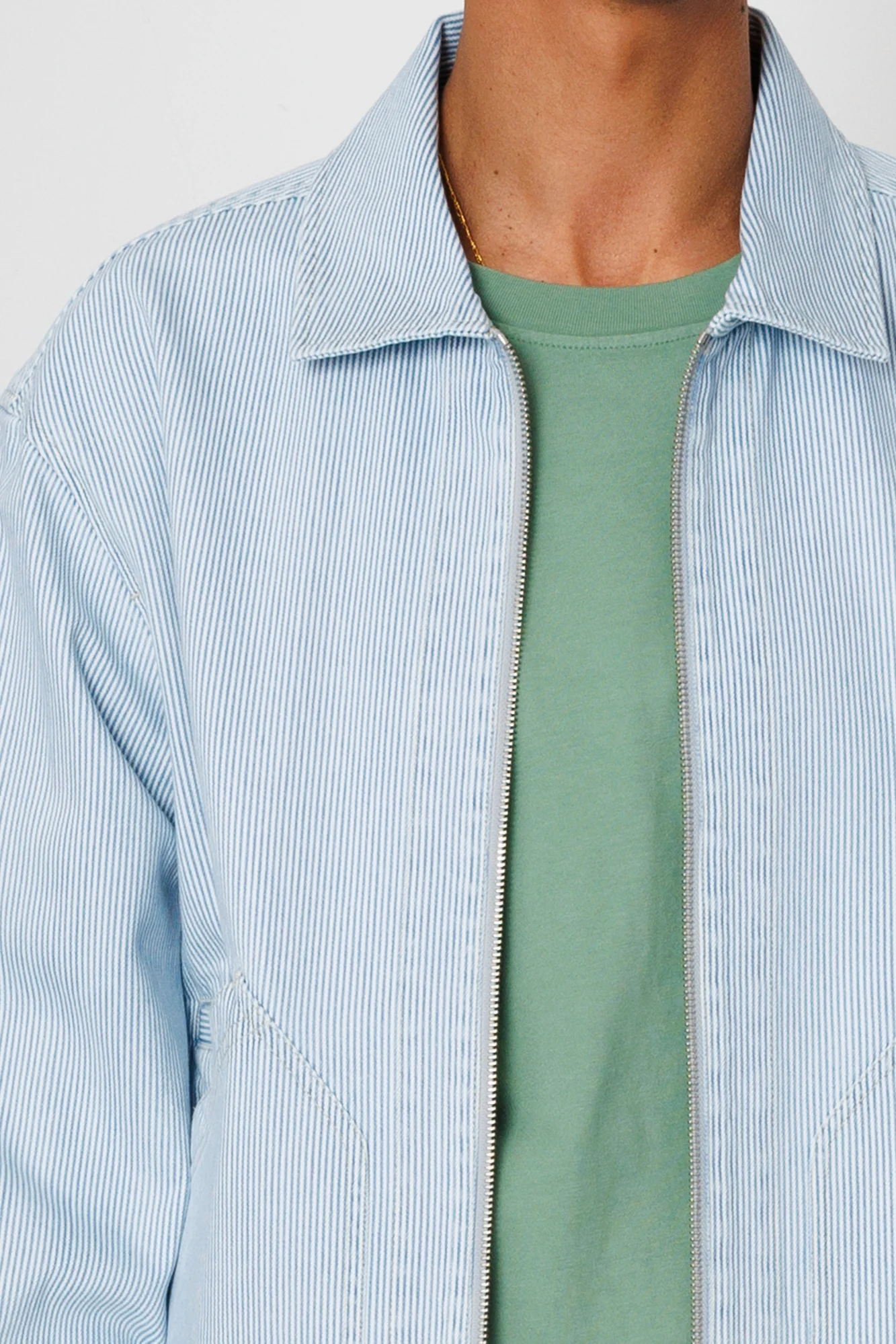 Mechanic Jacket - Pale Ticking Stripe - Image 5