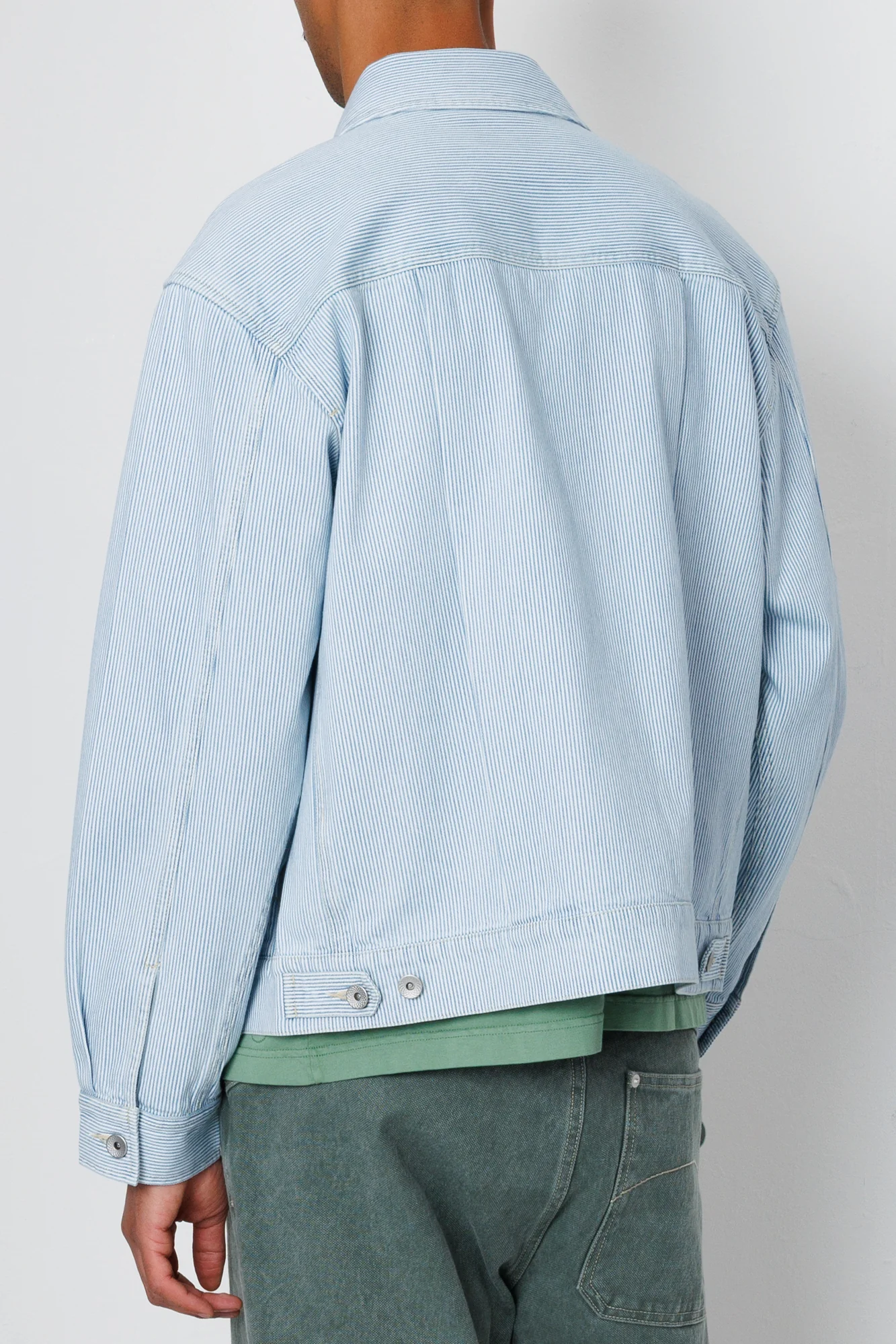 Mechanic Jacket - Pale Ticking Stripe - Image 8