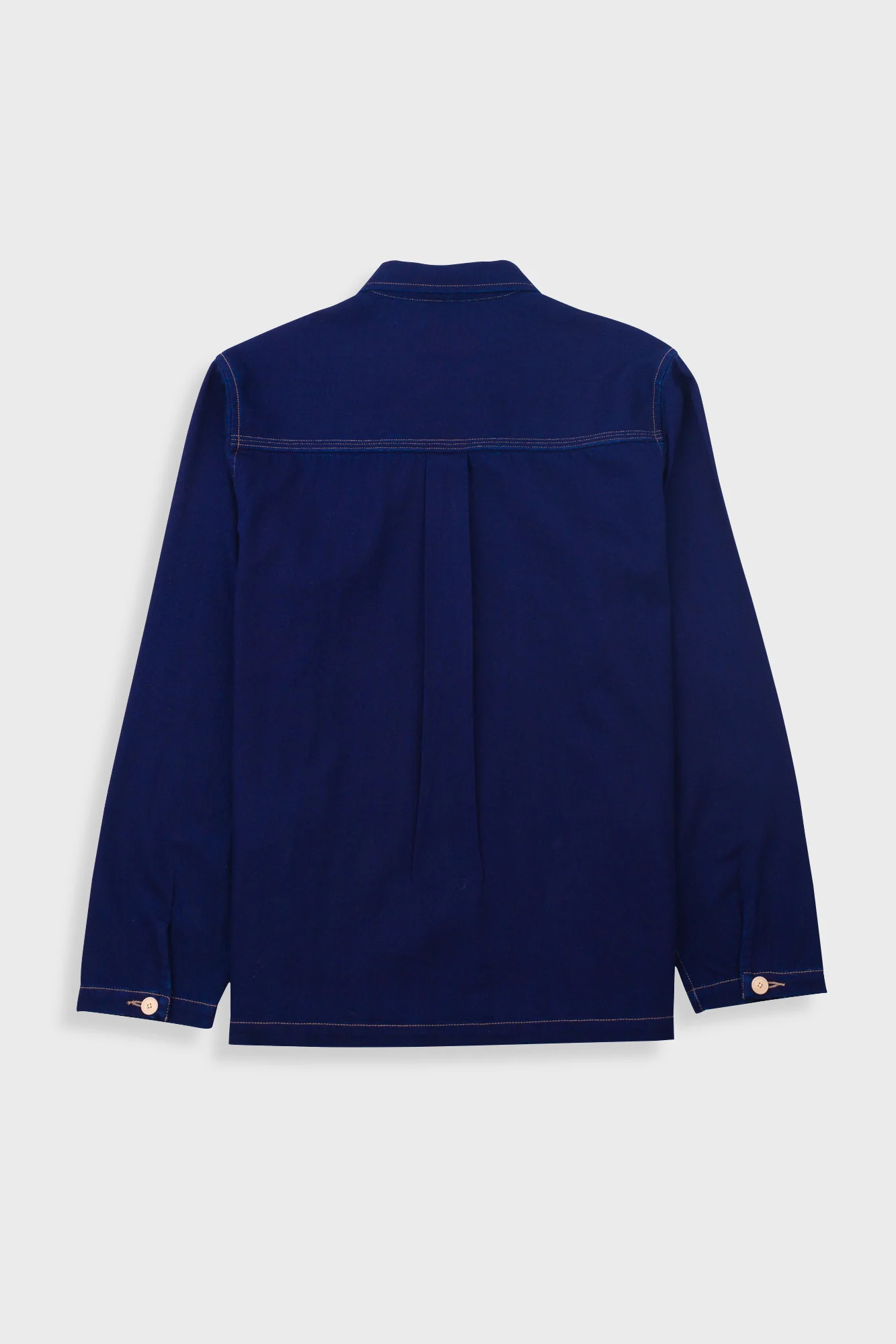 Meyer Shirt Jacket - Deep Denim Herringbone - Image 9