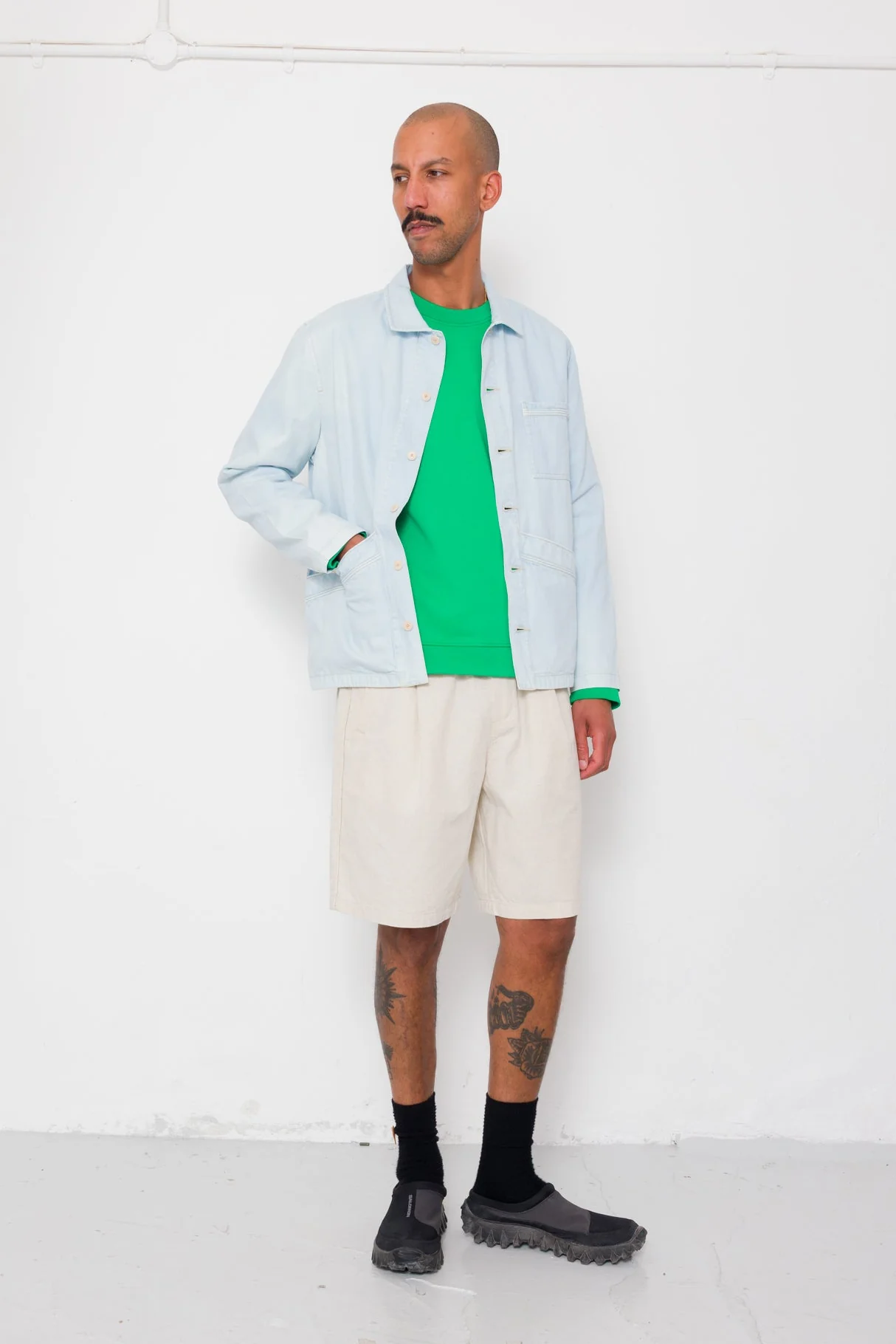 Meyer Shirt Jacket - Light Denim - Image 3