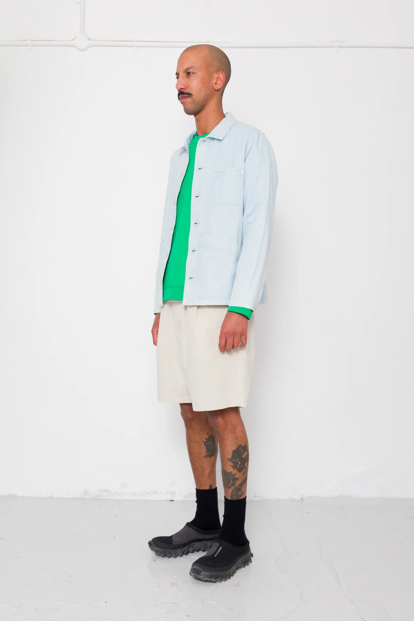 Meyer Shirt Jacket - Light Denim - Image 5