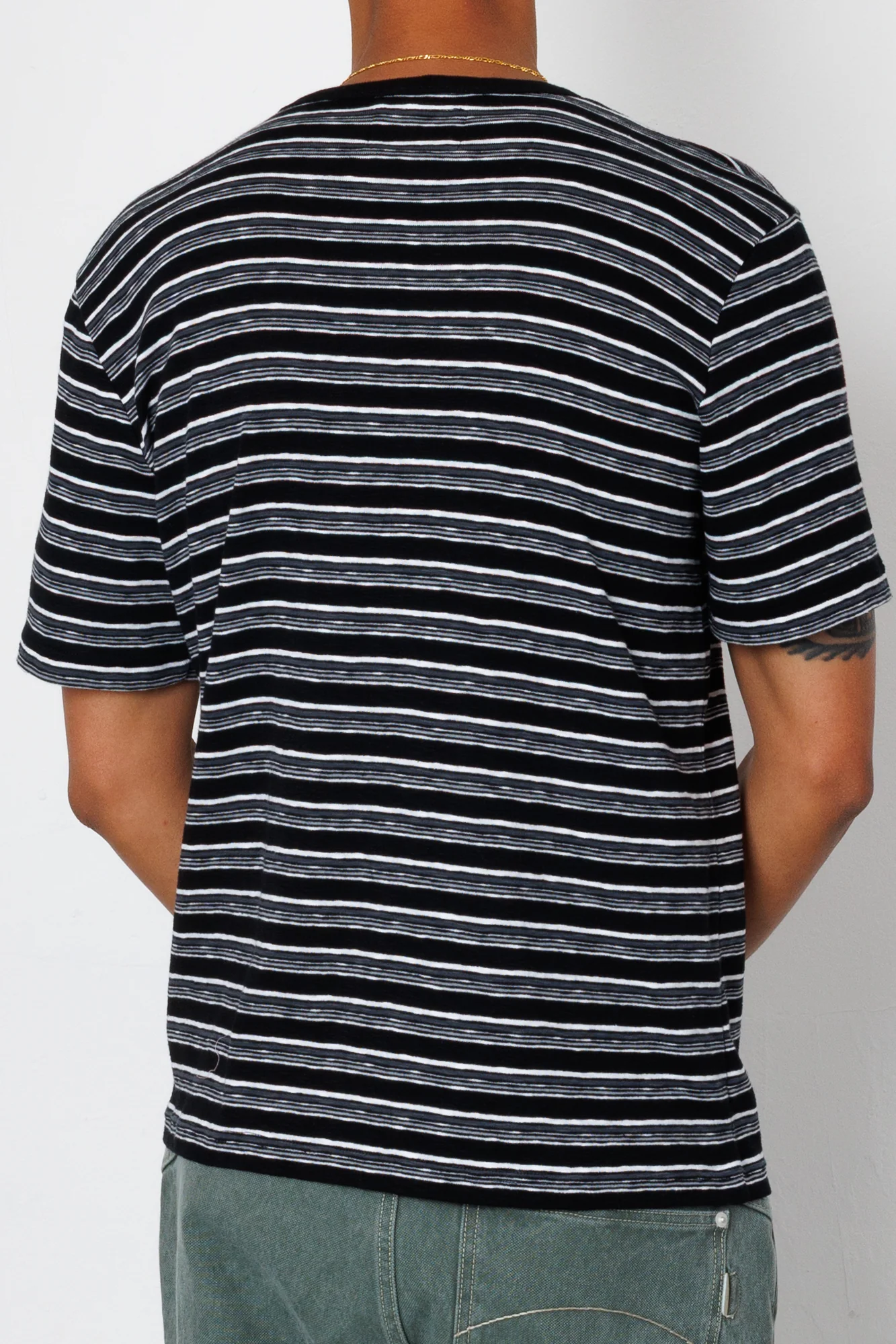 Multistripe T-Shirt - Black Comet Stripe - Image 5
