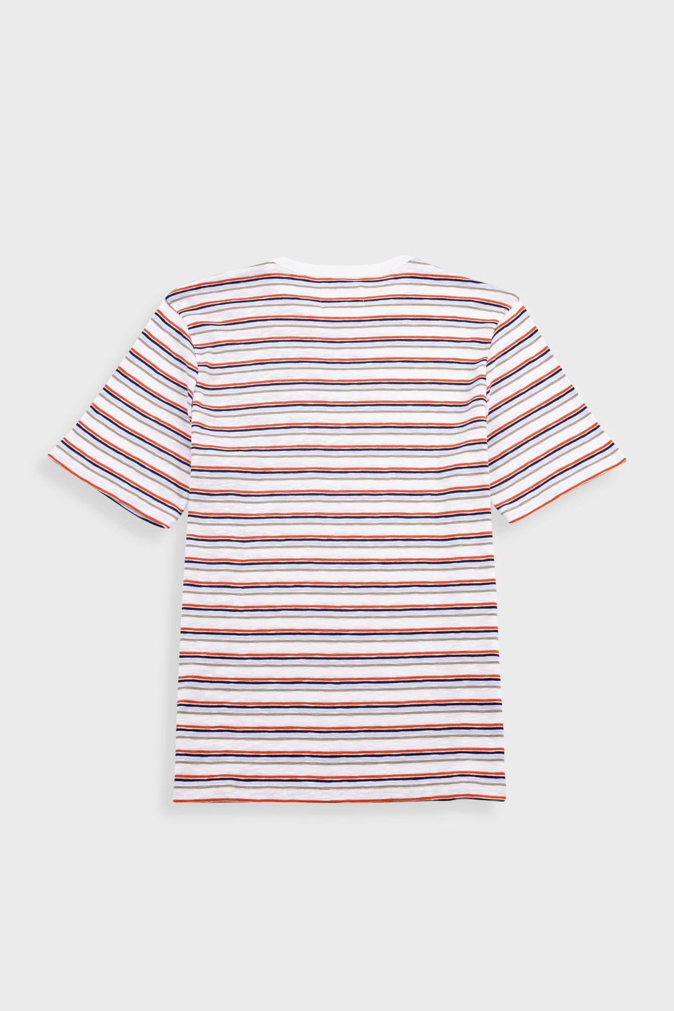 Multistripe T-Shirt - Ecru / Red Oxide Mix - Image 5