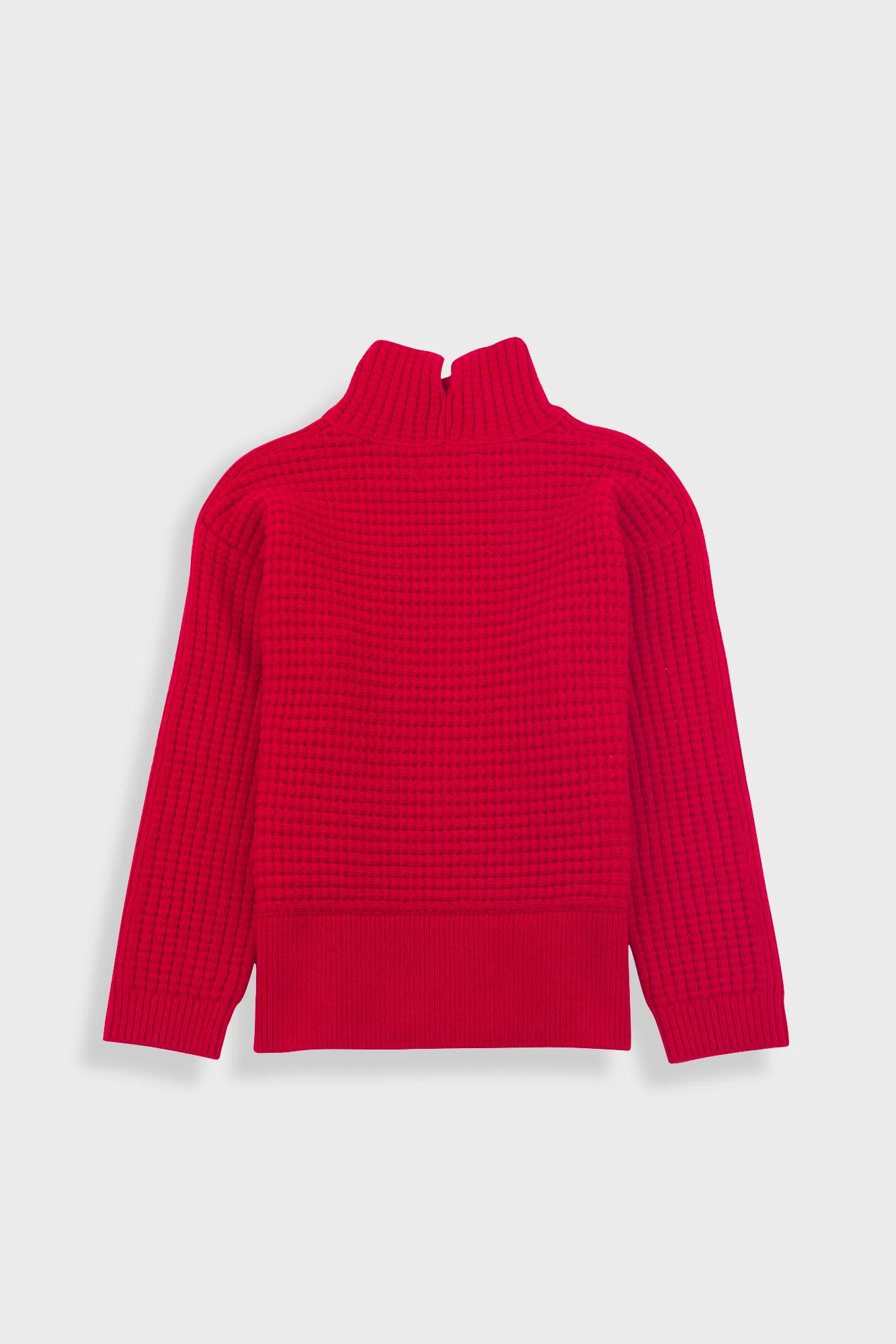 Open Funnel Neck Jumper - Carnation - Image 9