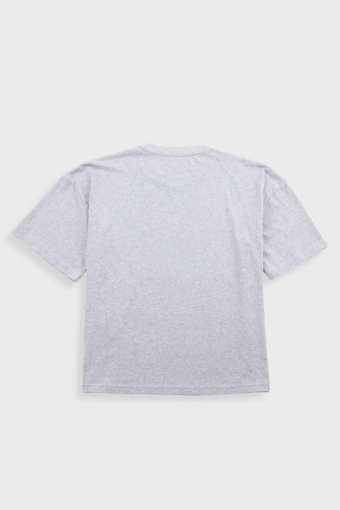 Oversized T-Shirt - Grey Melange Slub - Image 9