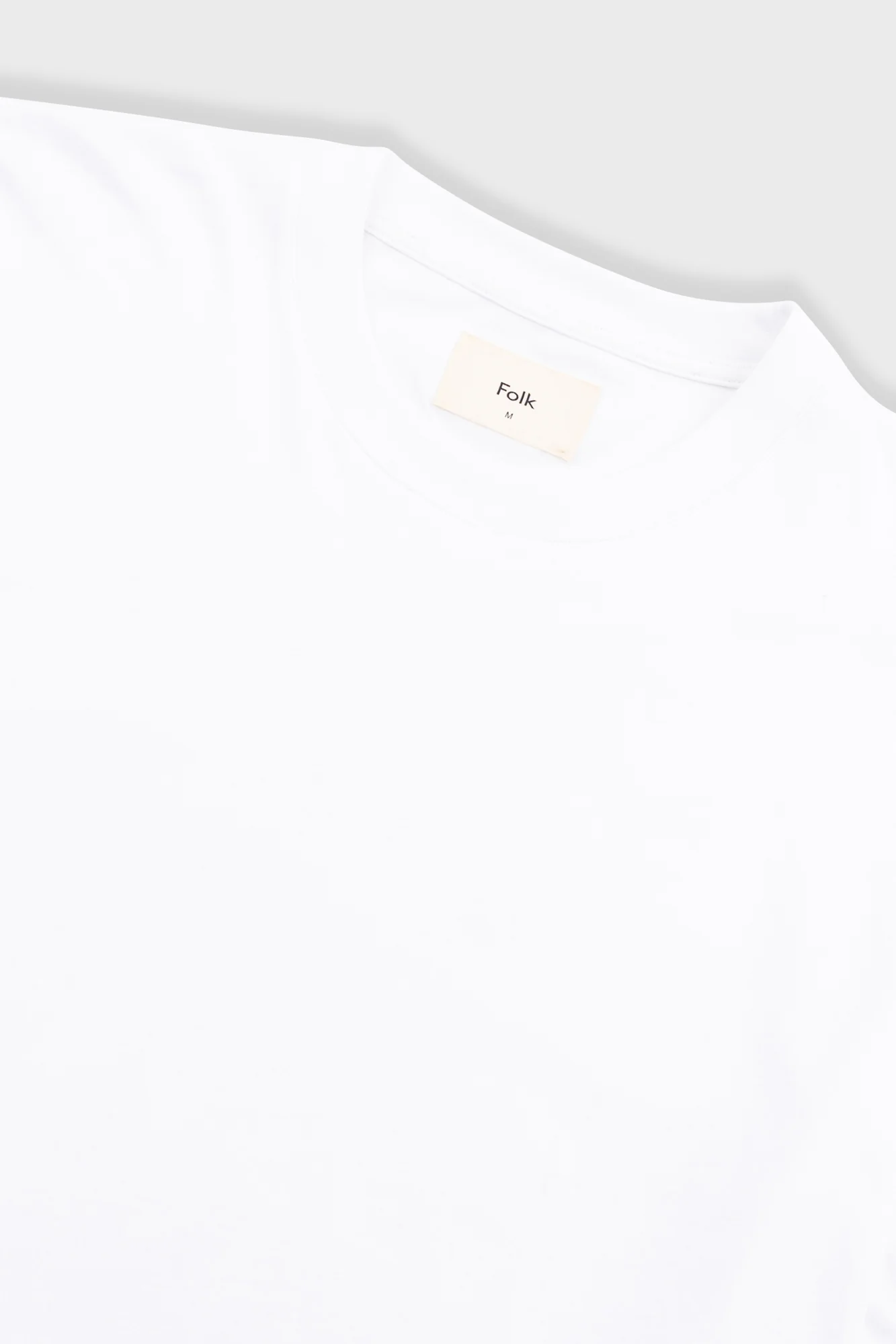 Oversized T-Shirt - White Slub - Image 4