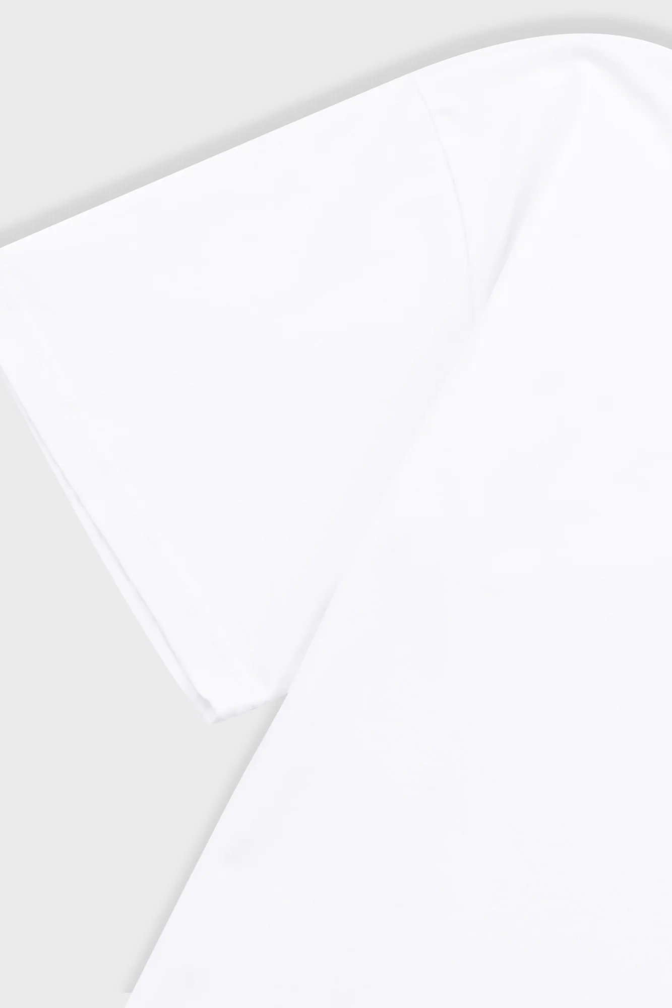 Oversized T-Shirt - White Slub - Image 5
