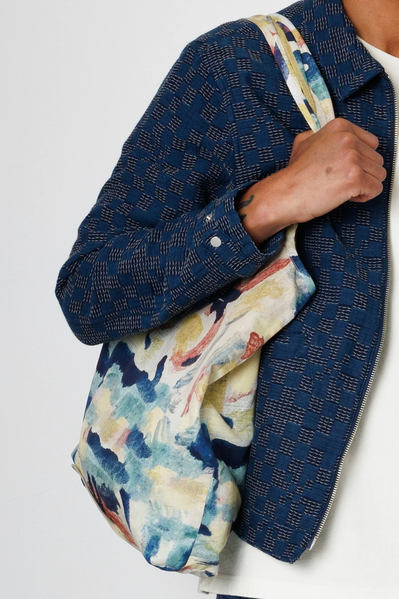 Packable Tote Bag - Paradise Print | Folk x Goss Brothers - Image 5