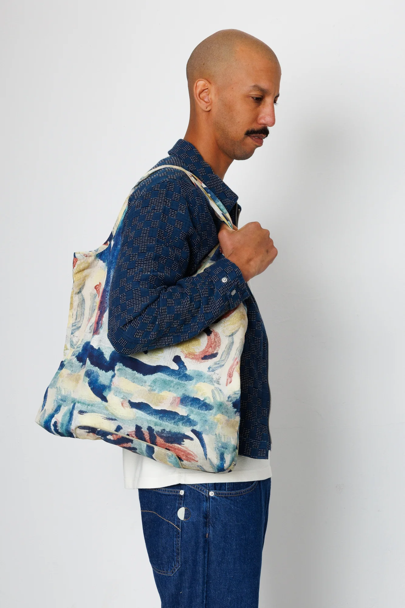 Packable Tote Bag - Paradise Print | Folk x Goss Brothers - Image 6