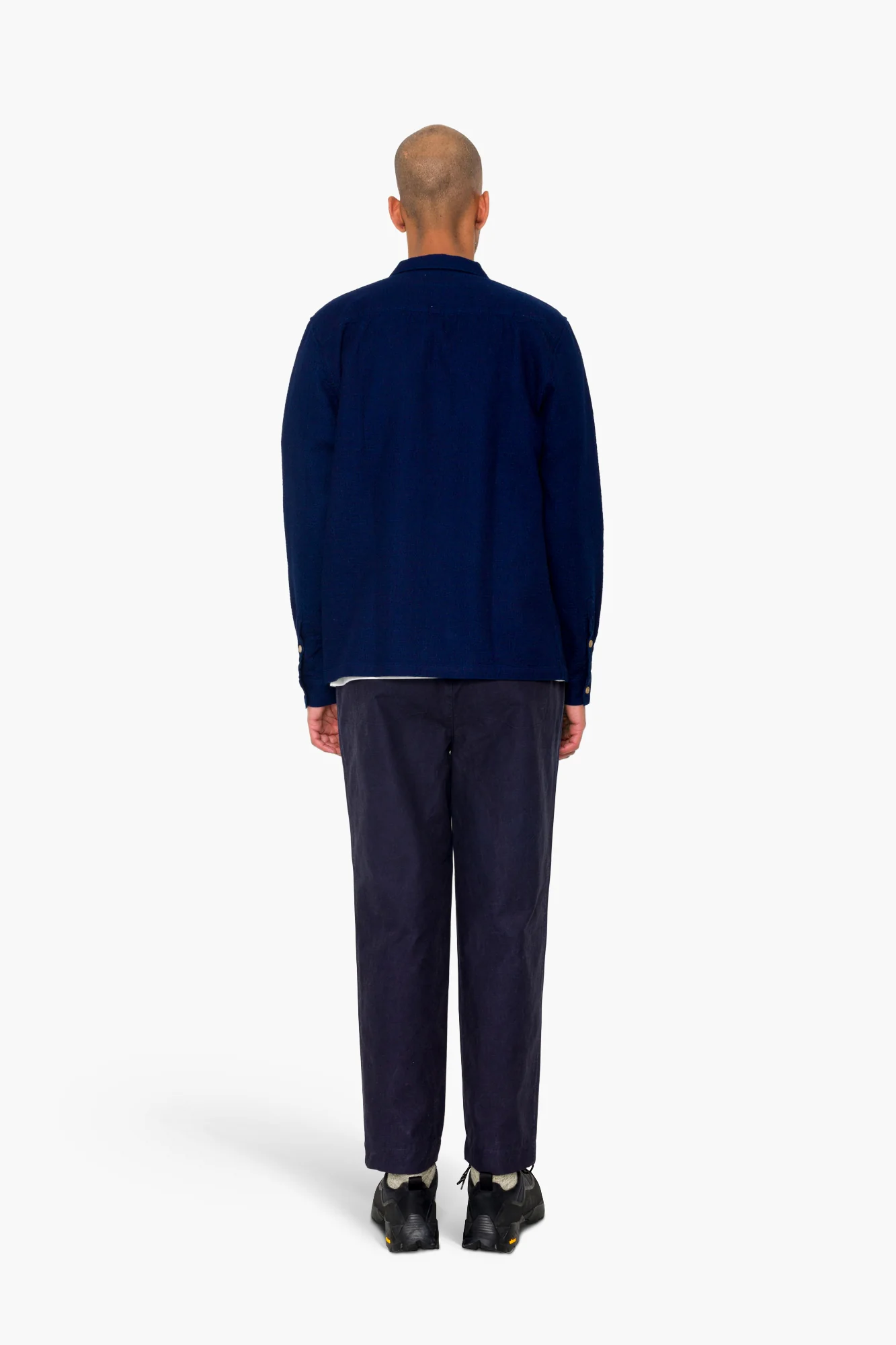 Patch Shirt - Indigo Doublecloth - Image 8