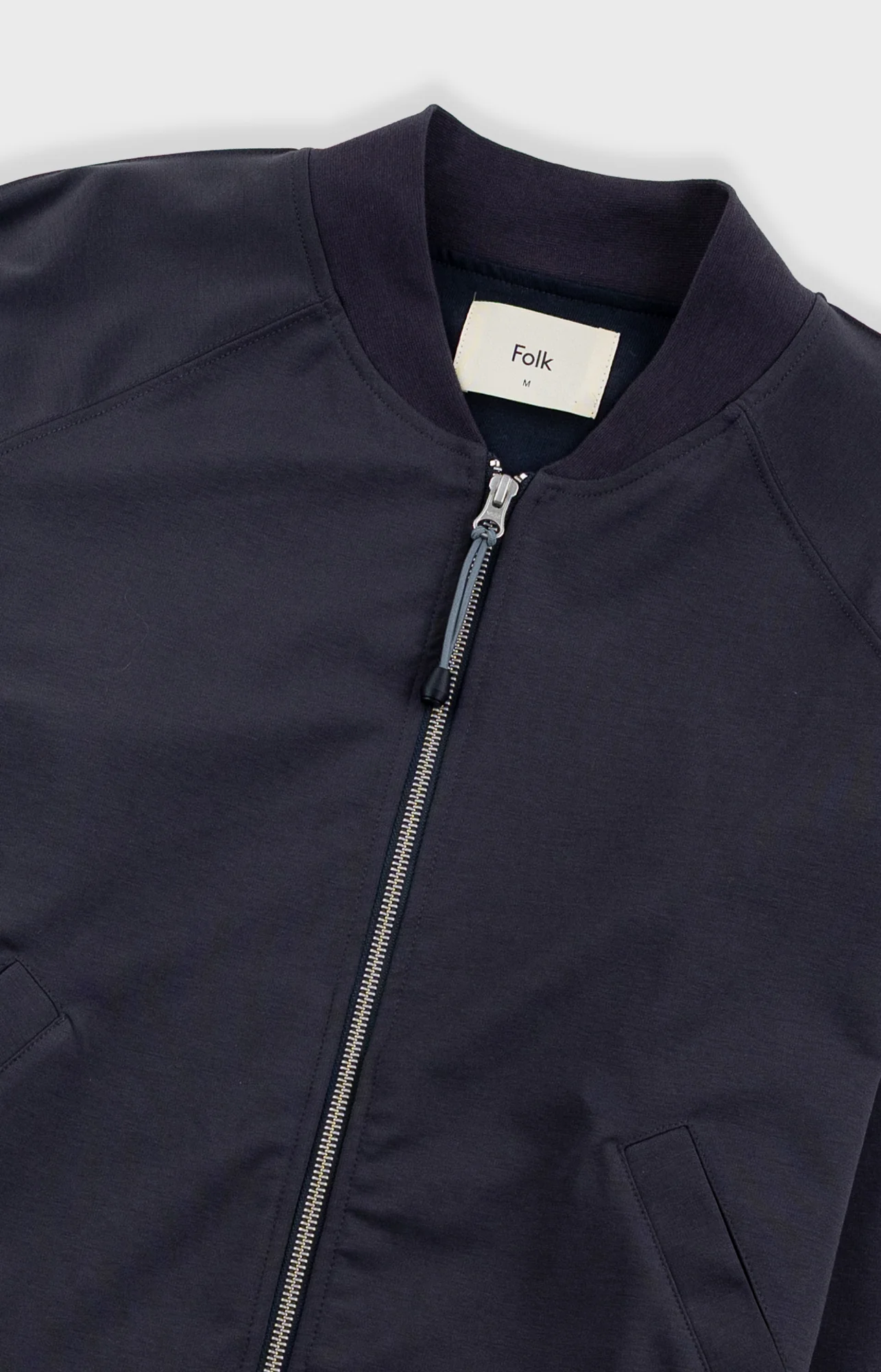 Pintuck Jersey Bomber - Charcoal - Image 4