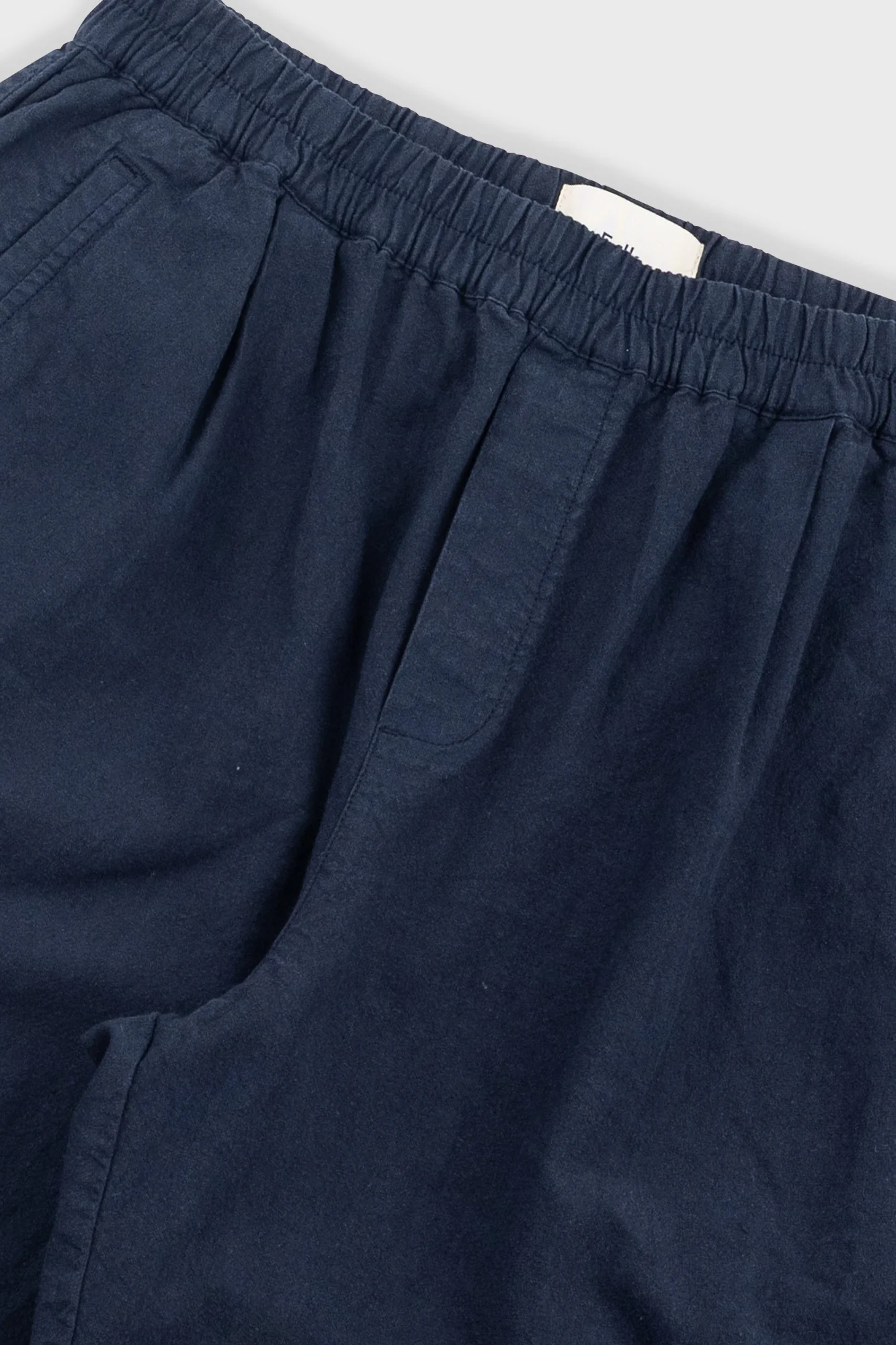 Relaxed Assembly Short - Dark Navy Cotton Linen - Image 5