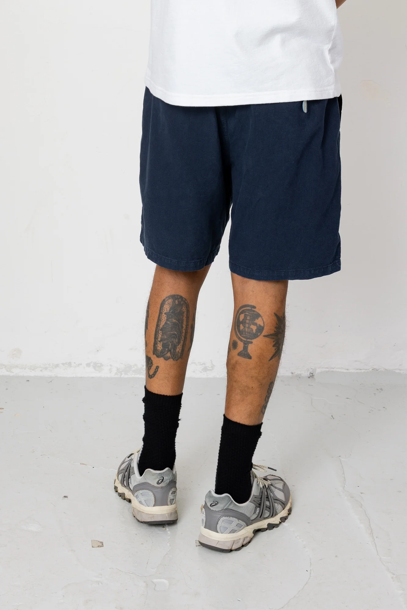 Relaxed Assembly Short - Dark Navy Cotton Linen - Image 6
