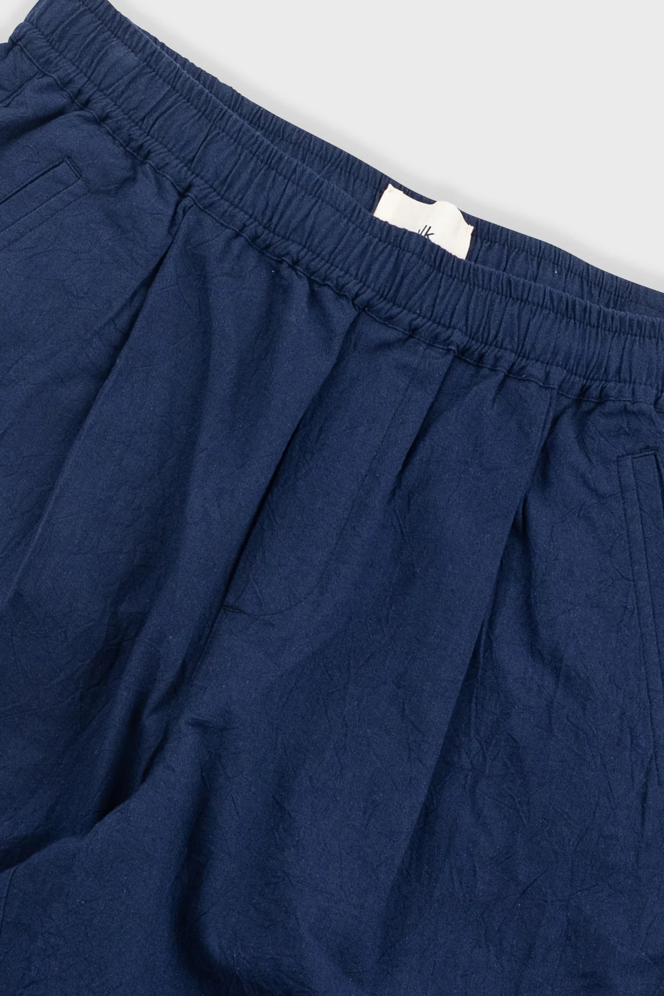 Relaxed Assembly Short - Dark Navy Crinkle - Image 4
