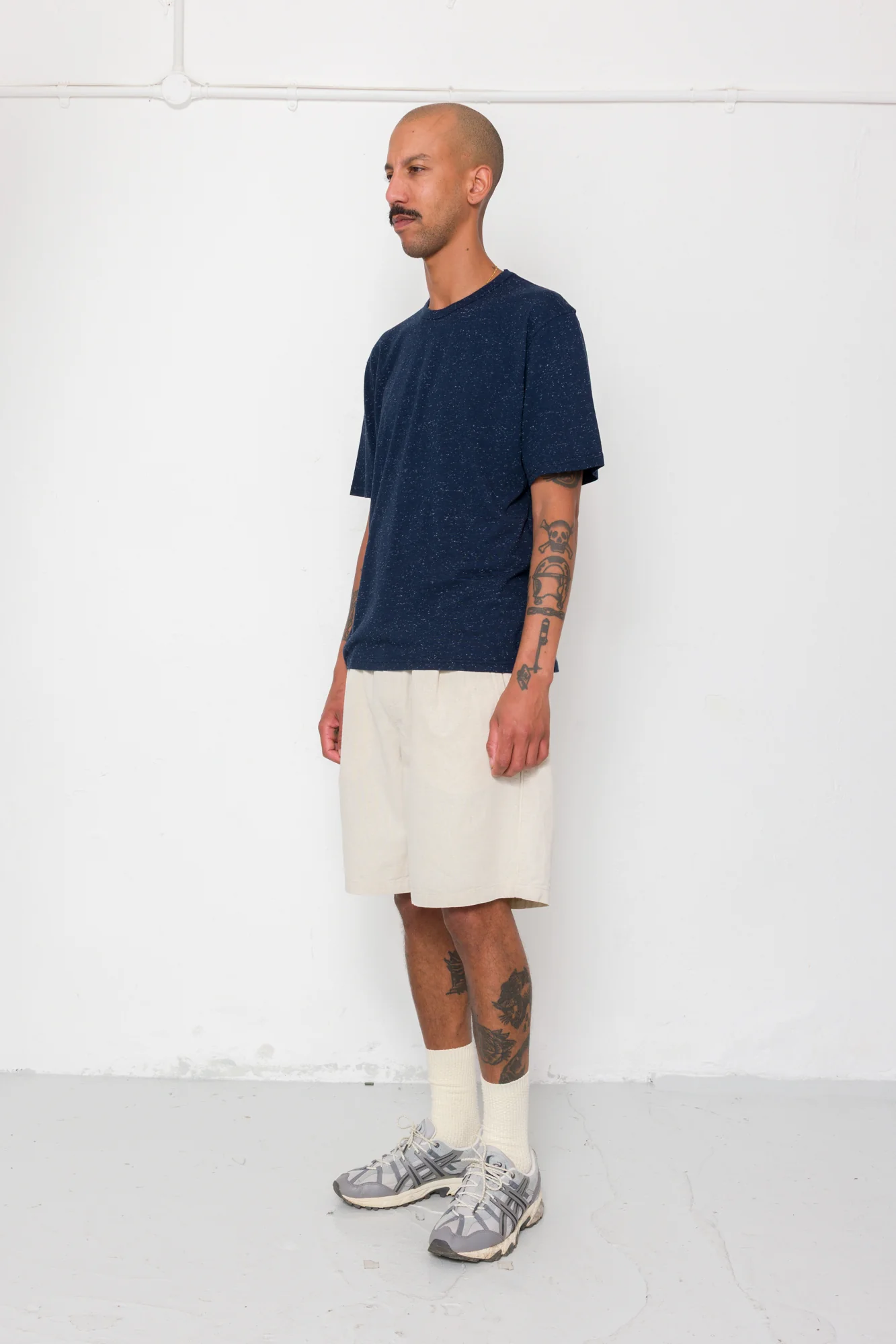 Relaxed Assembly Short - Natural Linen Cotton Canvas - Image 3