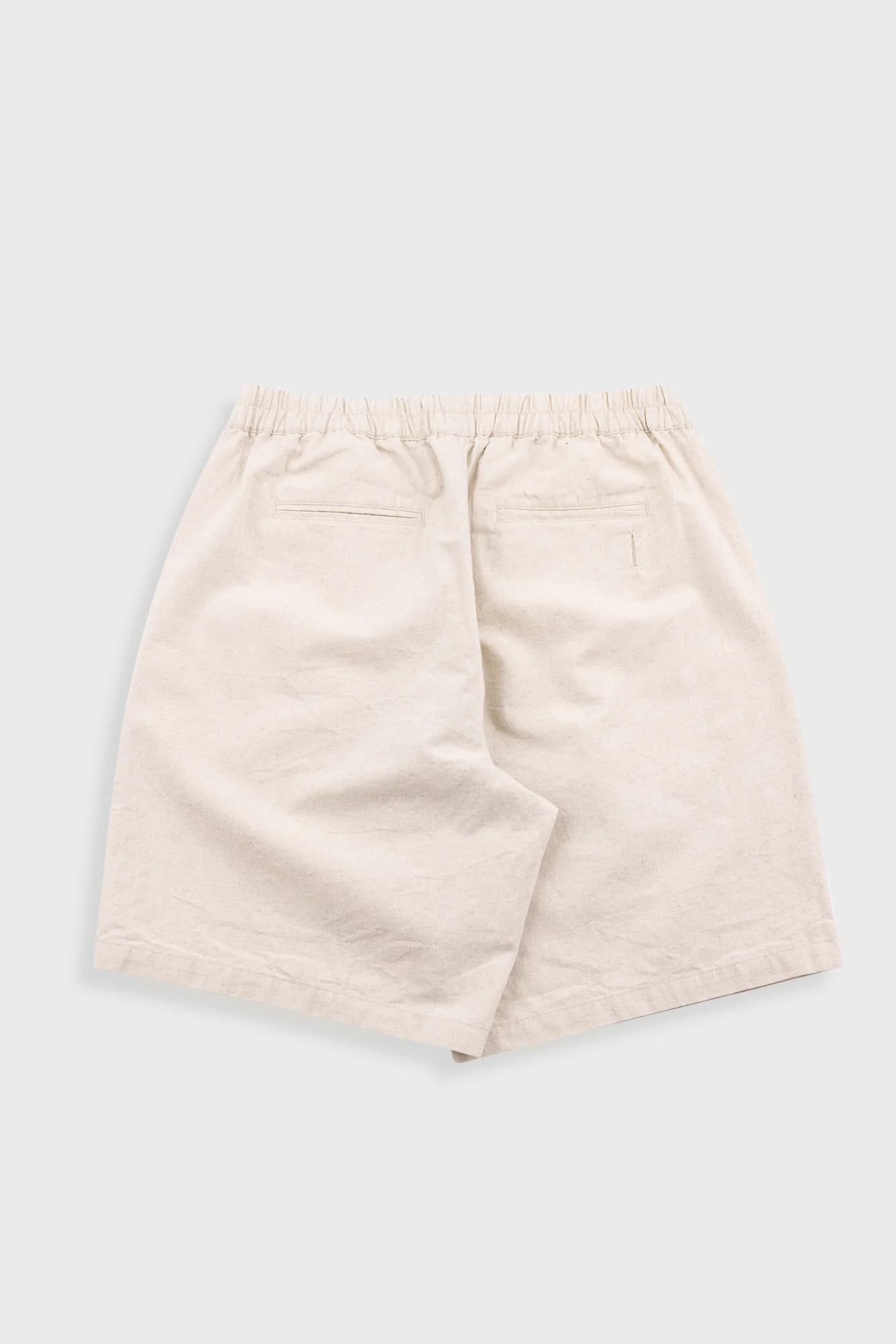 Relaxed Assembly Short - Natural Linen Cotton Canvas - Image 9