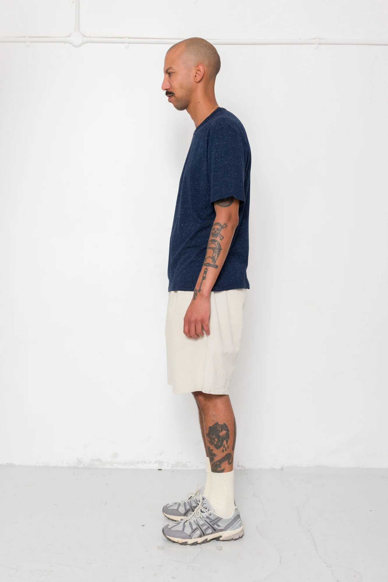 Relaxed Assembly T-Shirt - Navy Nep - Image 4