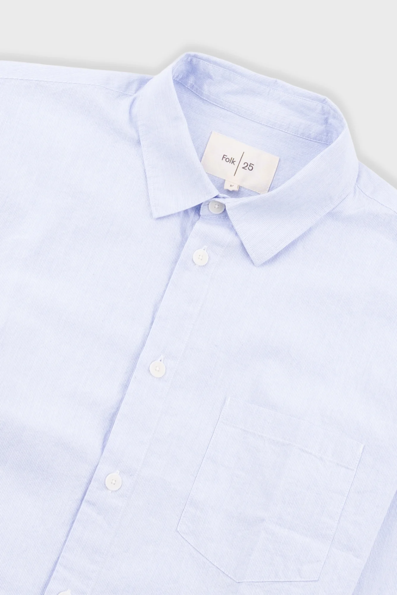 Relaxed Fit Shirt - Blue Microstripe - Image 5