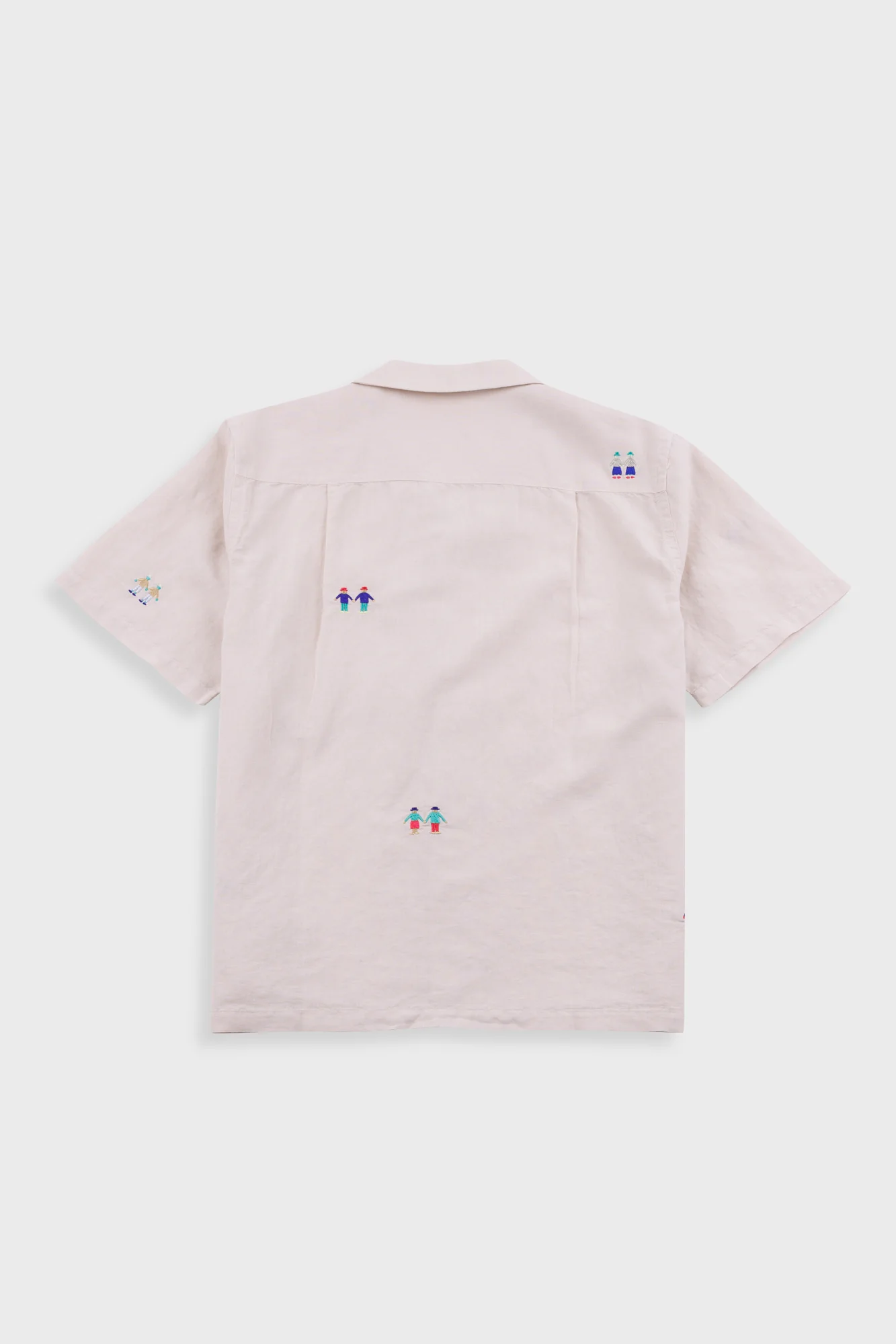 Relaxed Soft Collar Shirt - Ecru Embroidery | END. Exclusive - Image 9