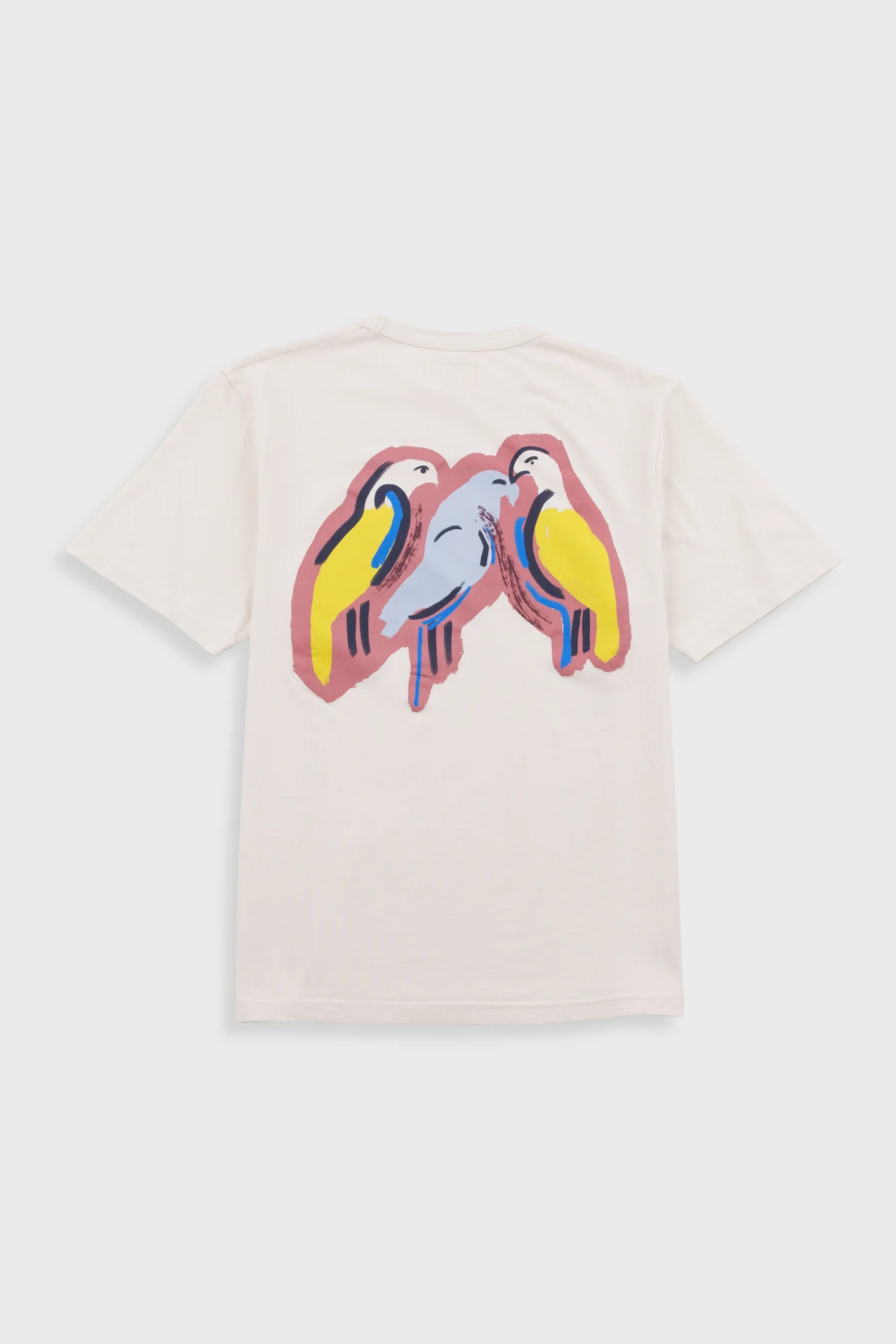 Relaxed T-Shirt - Ecru Parrot Print | Folk x Goss Brothers - Image 10