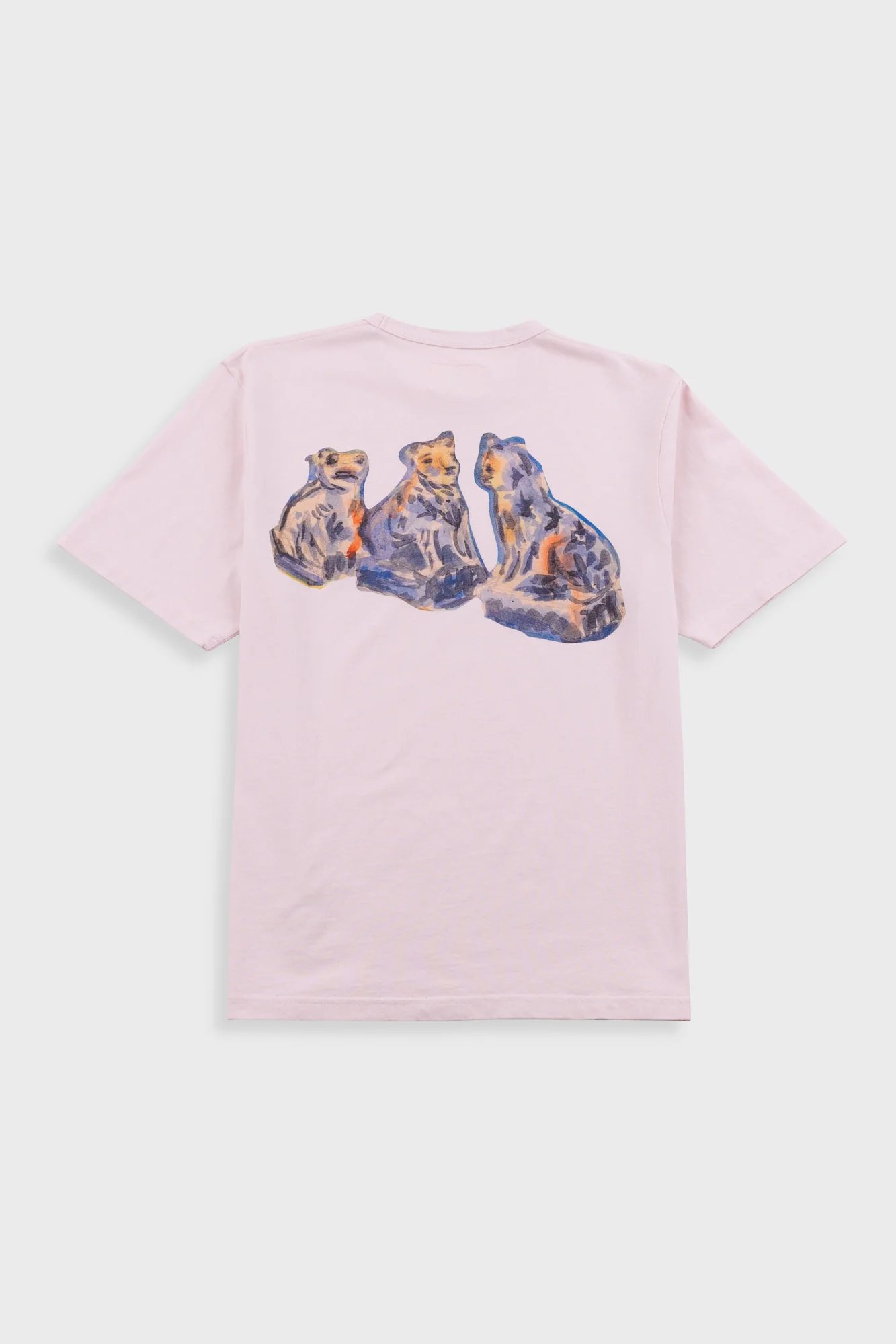 Relaxed T-Shirt - Light Pink Jungle Cat | Folk x Goss Brothers - Image 11