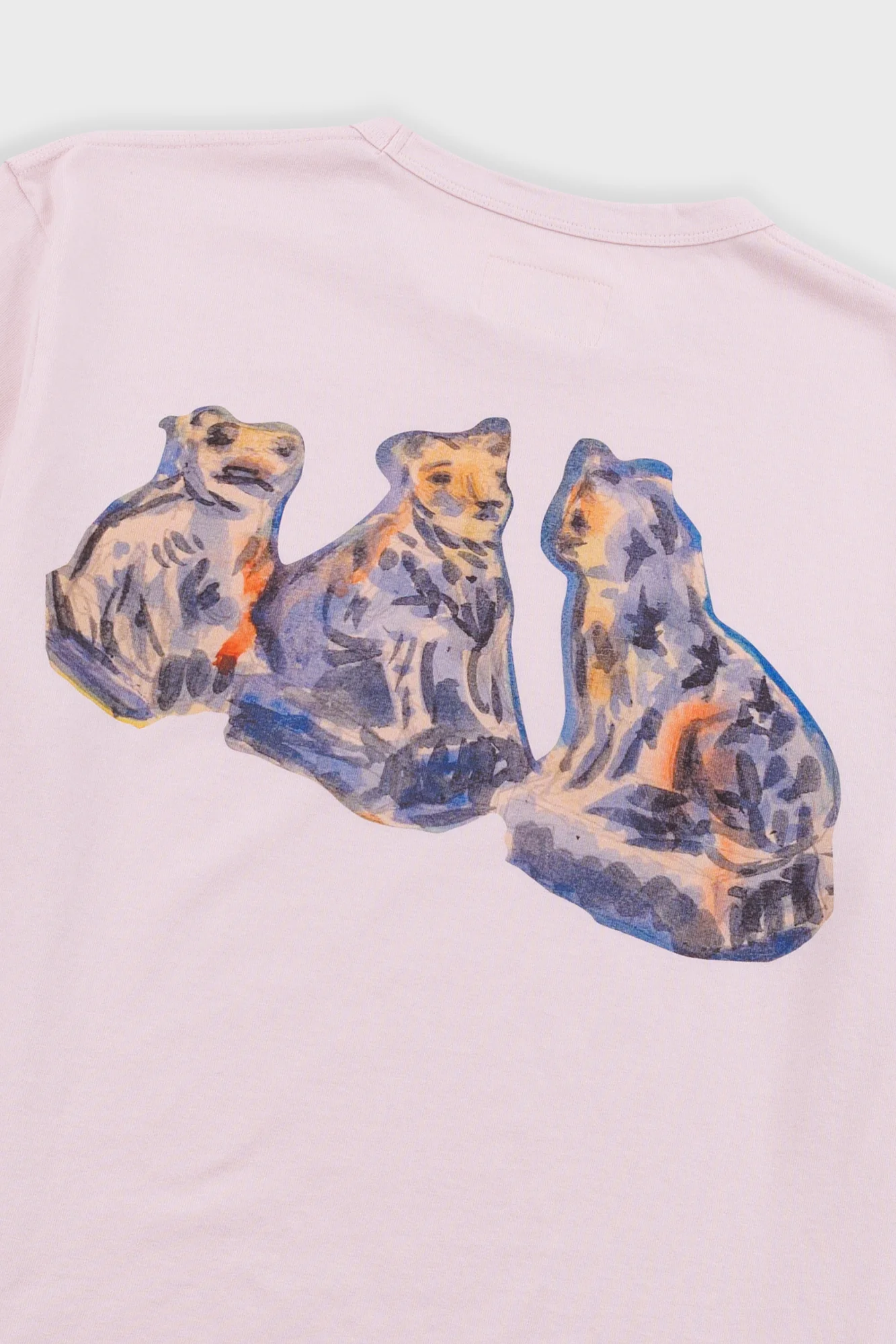 Relaxed T-Shirt - Light Pink Jungle Cat | Folk x Goss Brothers - Image 7