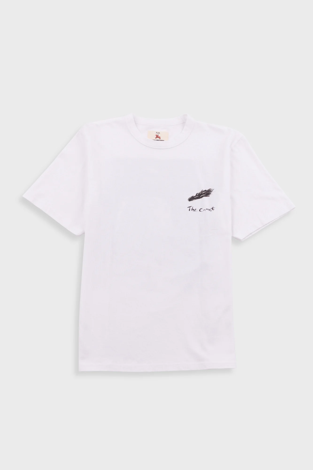 Relaxed T-Shirt - White Comet | Folk x Goss Brothers