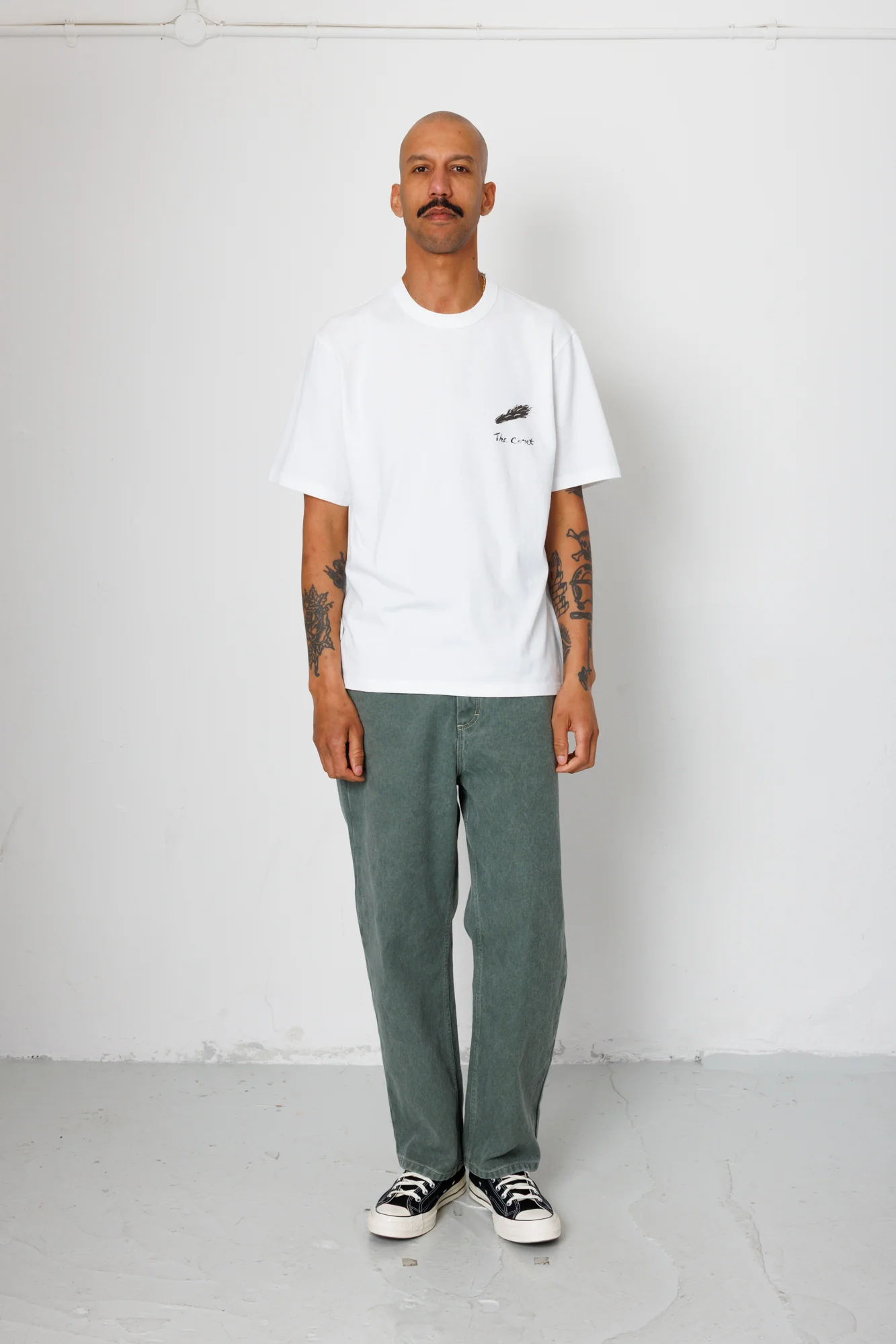 Relaxed T-Shirt - White Comet | Folk x Goss Brothers - Image 2
