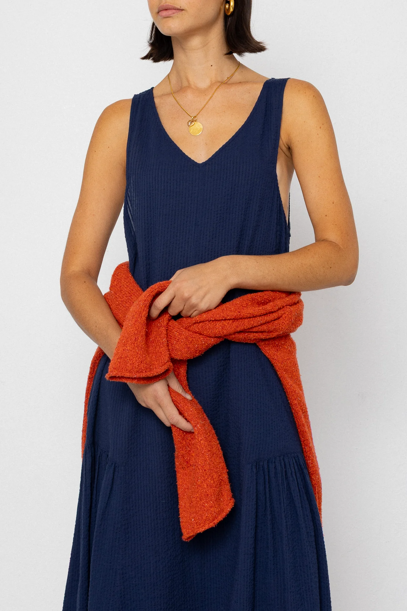 Sarah Dress - Deep Navy - Image 8