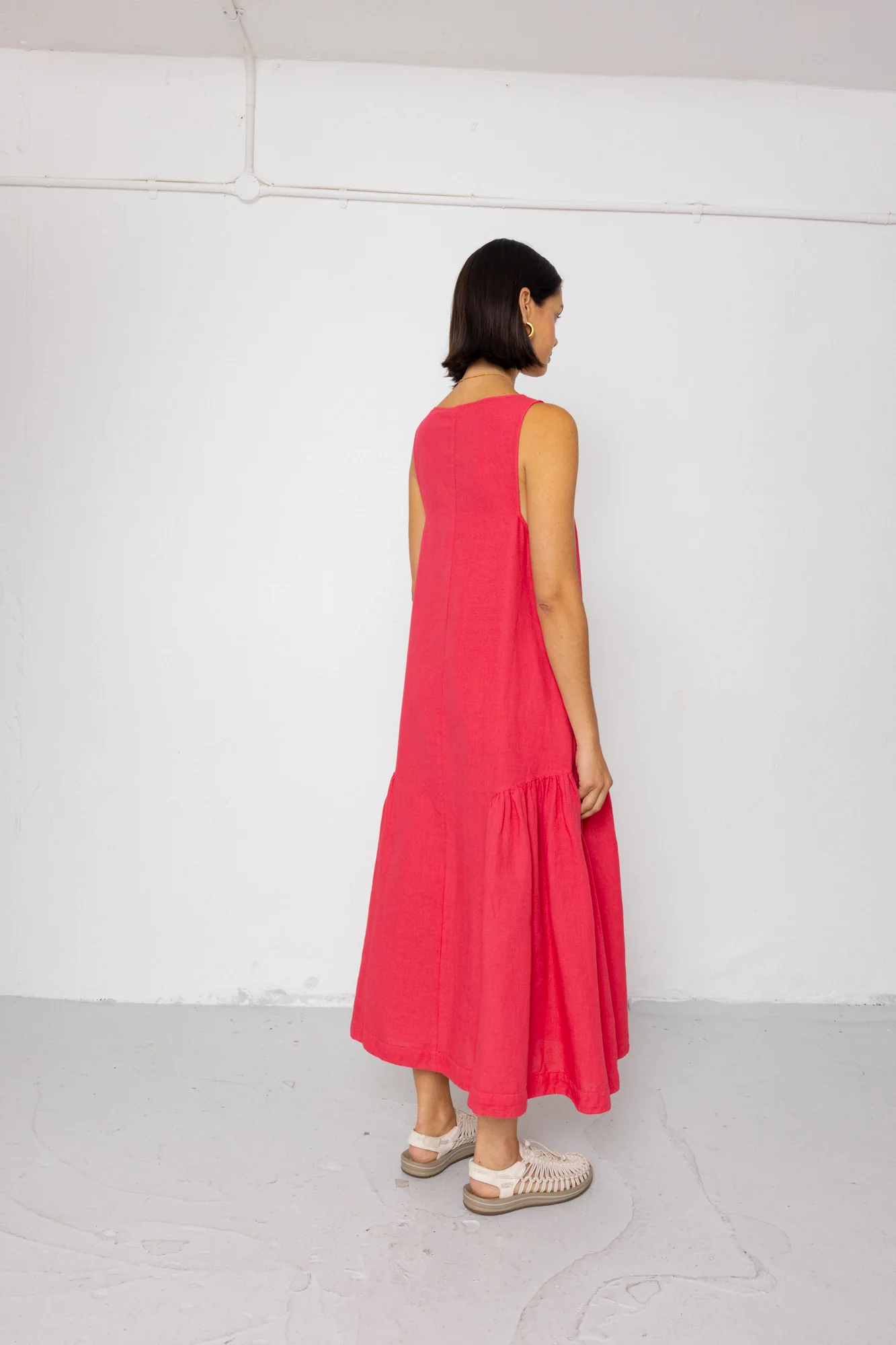 Sarah Dress - Rose Red - Image 6