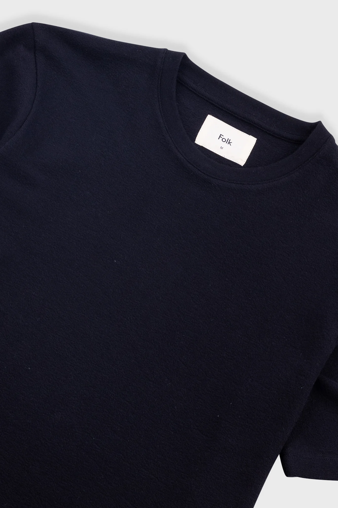 Short Sleeve Textured T-Shirt - Black - Image 5