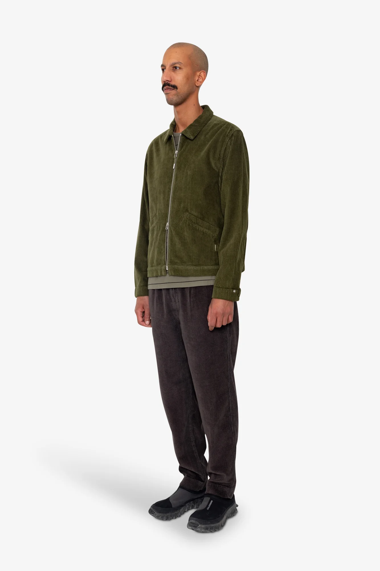 Signal Blouson - Olive Chunky Cord - Image 3