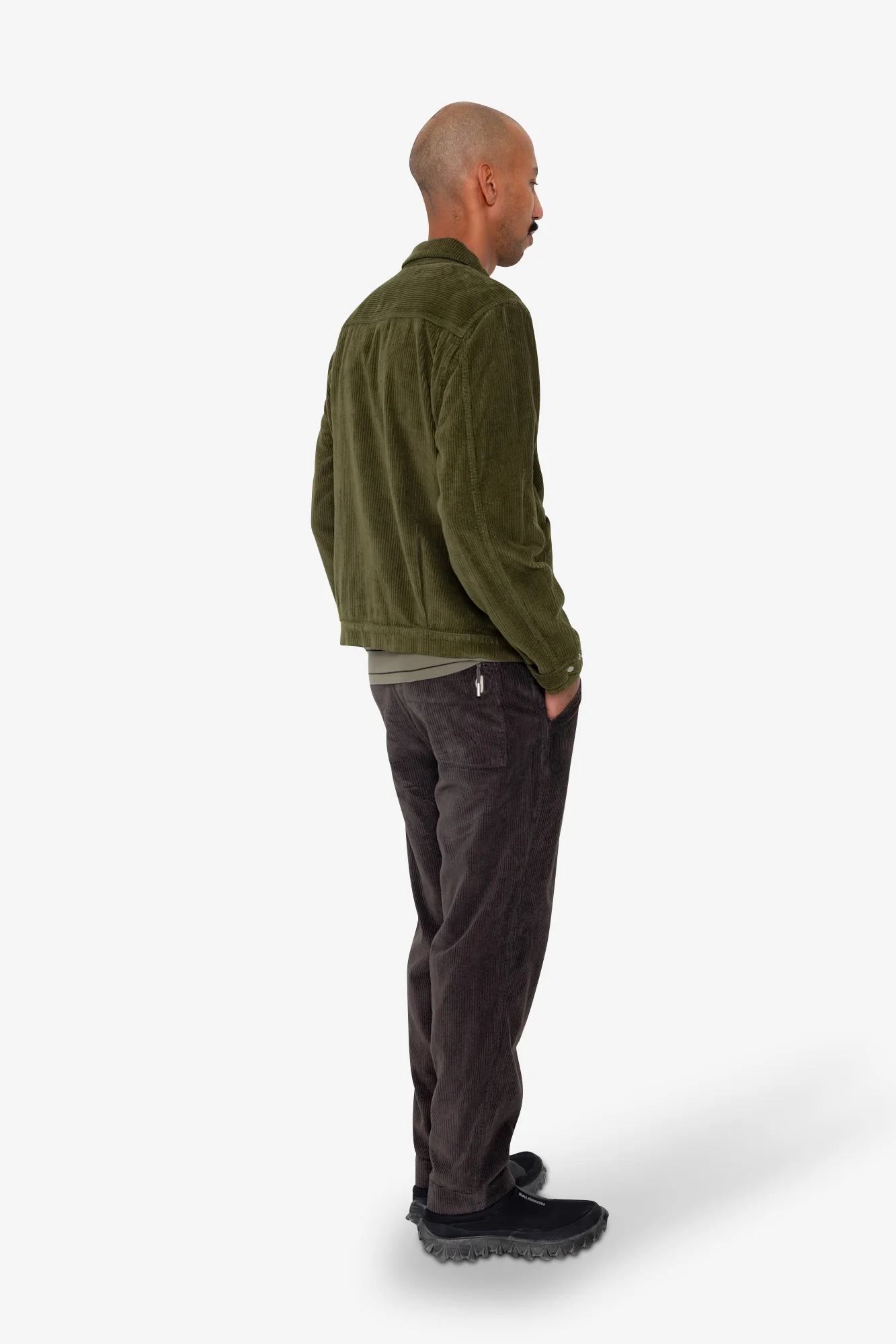 Signal Blouson - Olive Chunky Cord - Image 7