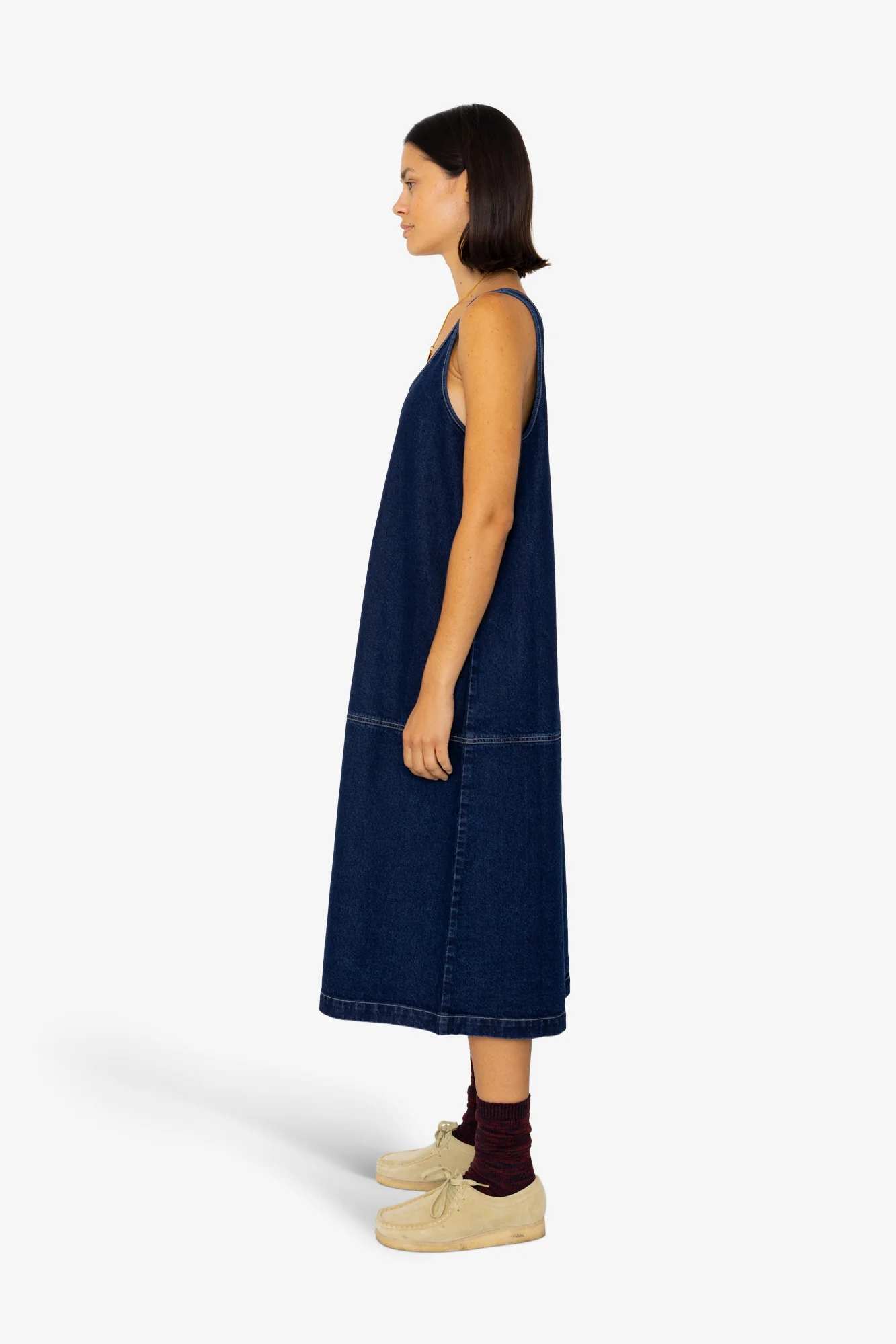 Slip Dress - Indigo Denim - Image 4