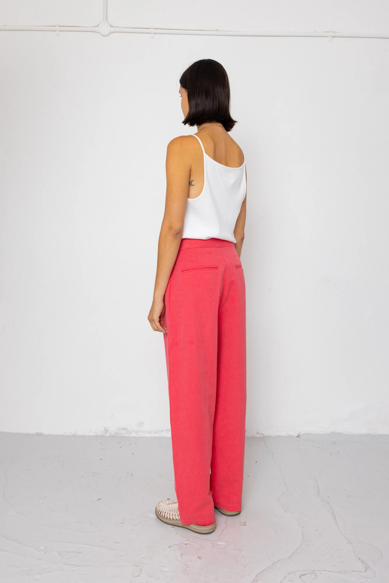 Suit Trousers - Rose Red - Image 3