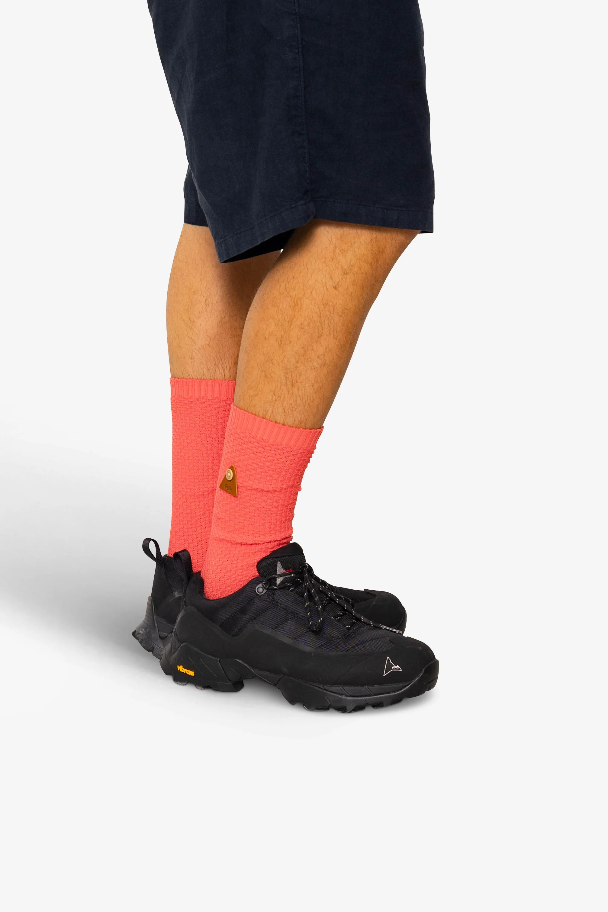 Waffle Socks - Dark Pink - Image 3