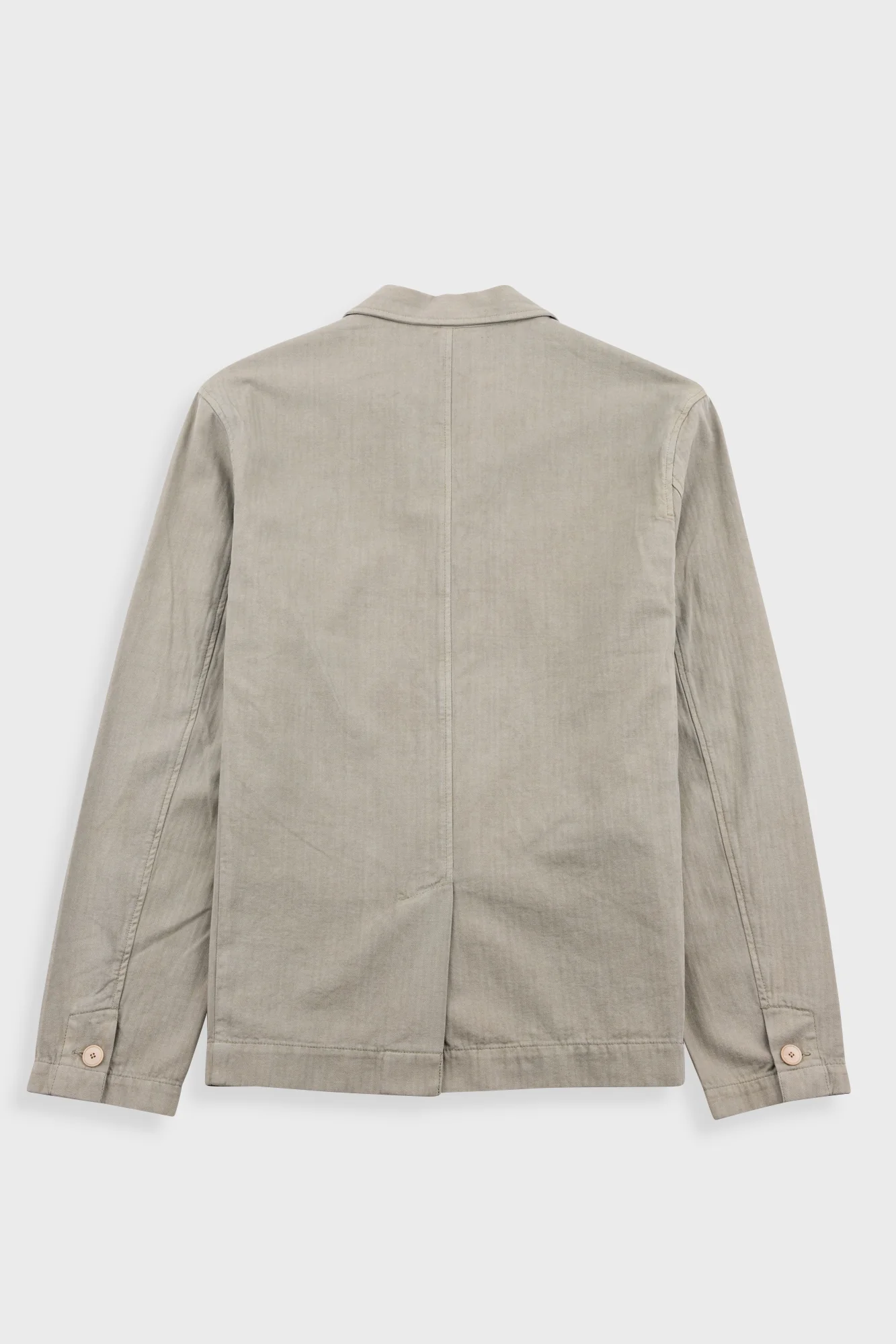Wide Fit Blazer - Silver Sage Herringbone - Image 9