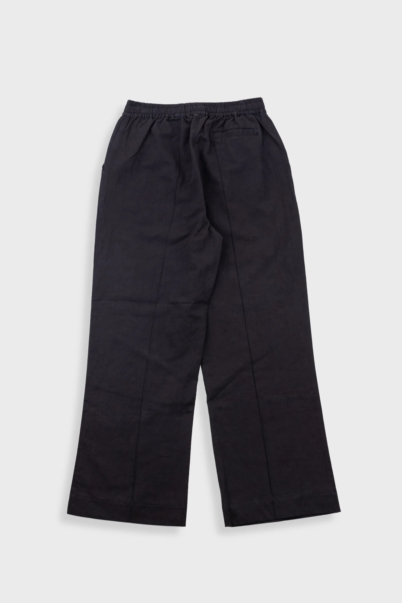 Wide Fit Trousers - Soft Black - Image 3