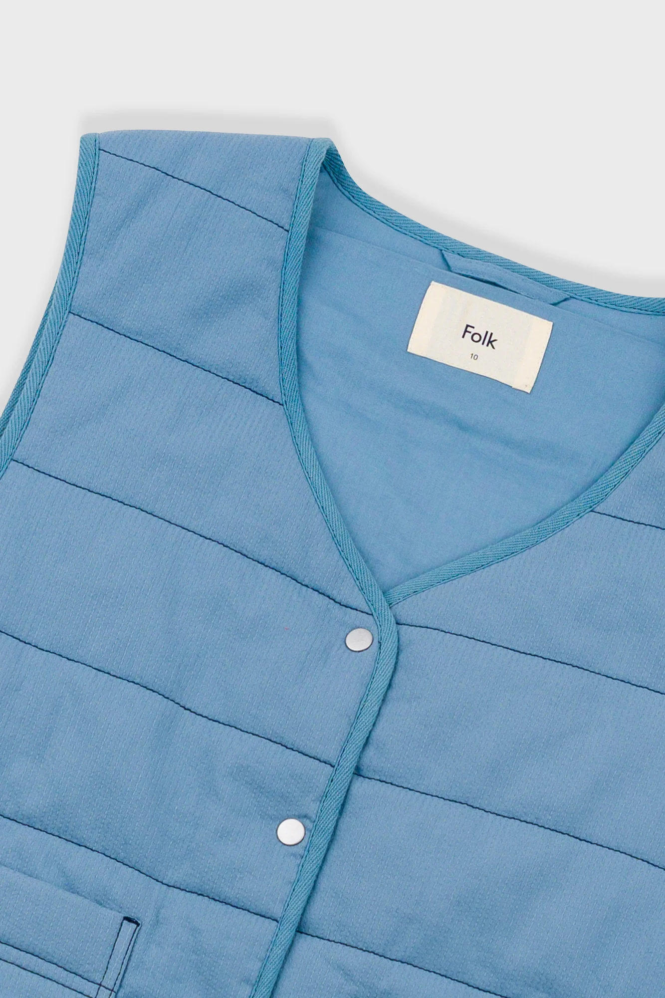 Gilet - Light Indigo Topstitch - Image 5