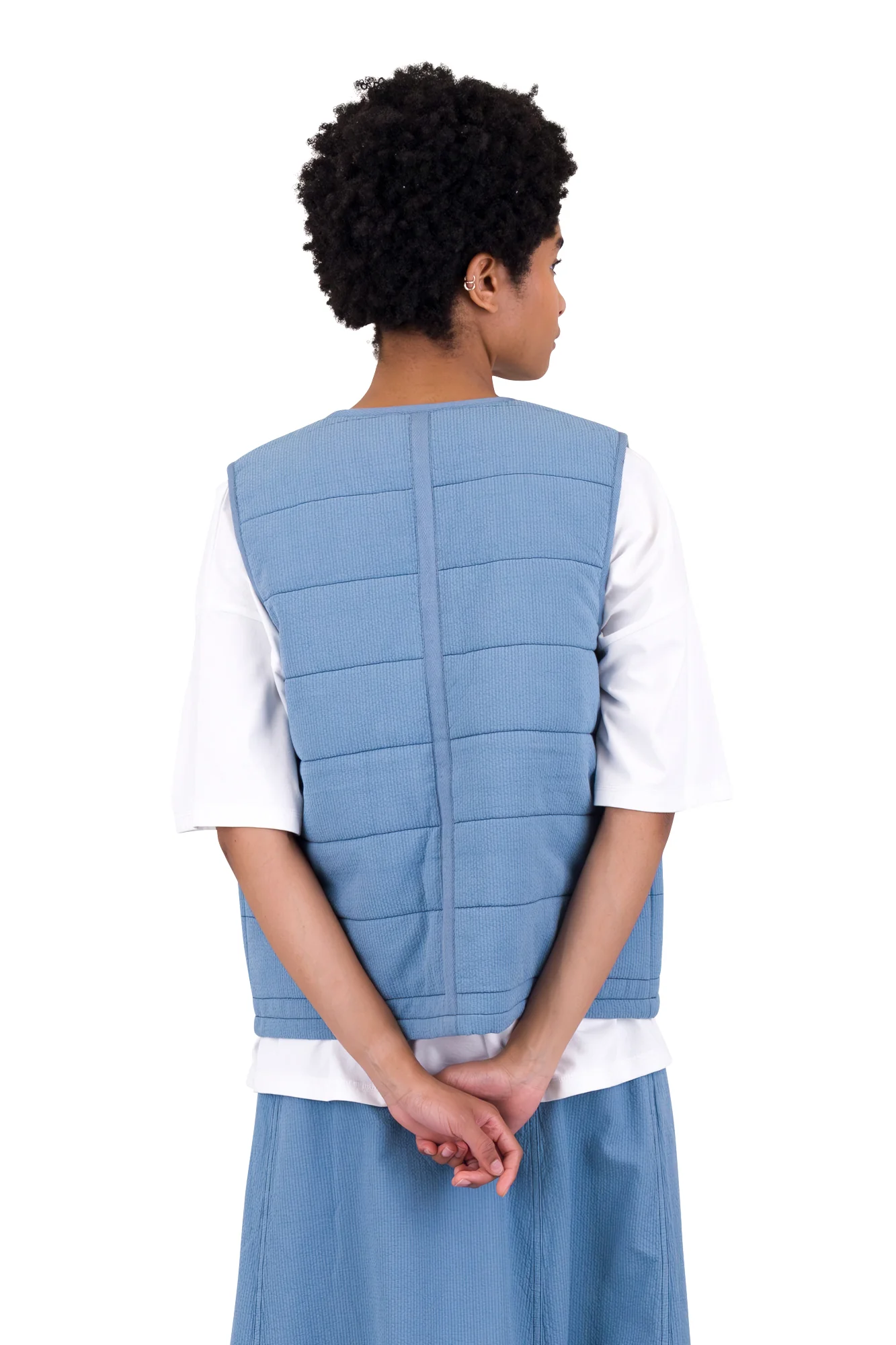 Gilet - Light Indigo Topstitch - Image 7