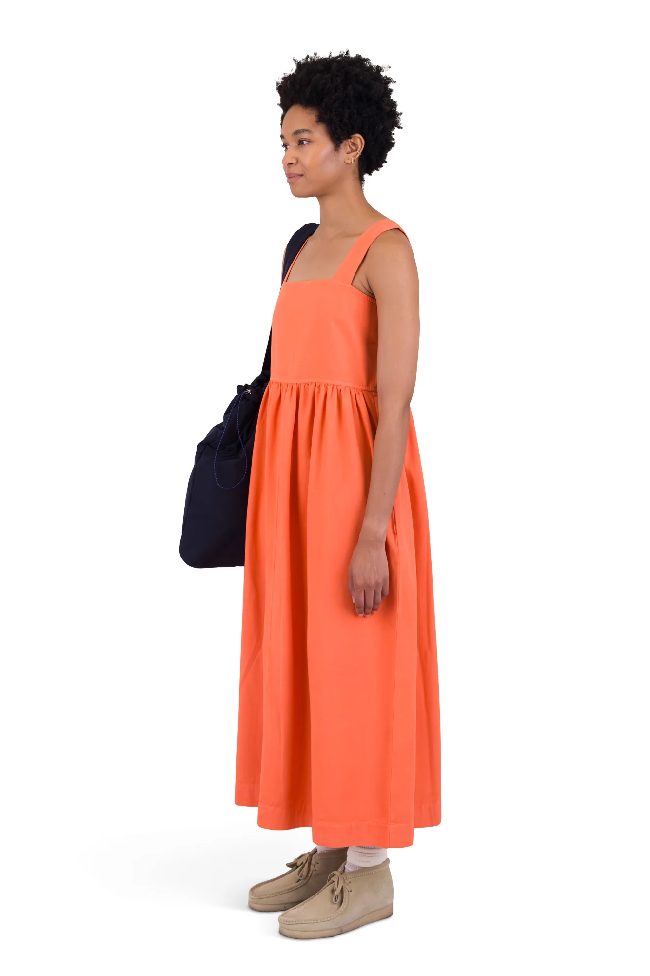 Midi Day Dress - Dark Orange - Image 3