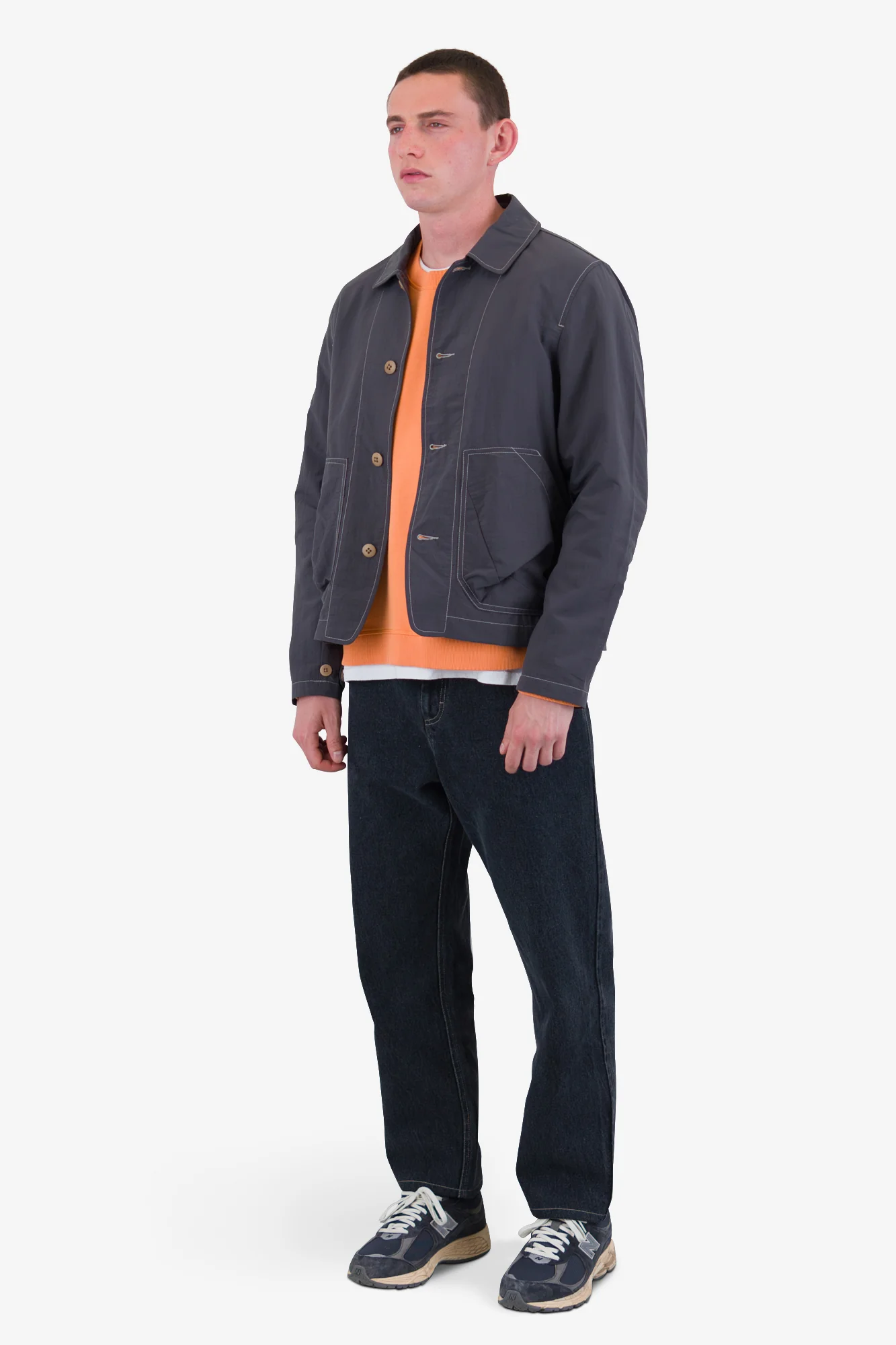 Prism Jacket - Charcoal Nylon - Image 3